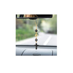 Cross Crystal Rear View Mirror Hanging Ornament