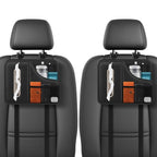 Car Back Seat Organizer with Cup Holder and Tissue Box