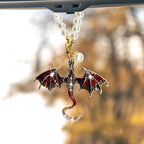 Bling Dragon Car Rear View Mirror Charm