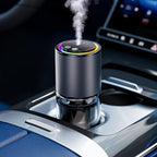Car Air Freshener Diffuser,Smart Car Air Freshener 150ml Capacity for 6 Months,RGB Music Syncing Light,Auto On/Off,Suitable for Cars,Offices (Cologne) - Cologne Diffuser