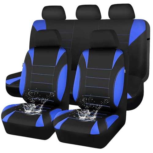 CAR PASS Waterproof Car Seat Covers Front Seats with Headrest Cover