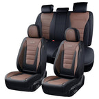 Coverado Nappa Leather Front Seat Covers 2-Pack Waterproof