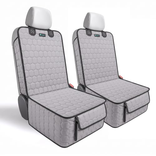 2-Pack Dog Front Seat Covers Waterproof Protectors