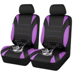 CAR PASS Waterproof Car Seat Covers Front Seats with Headrest Cover