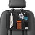 Car Back Seat Organizer with Cup Holder and Tissue Box