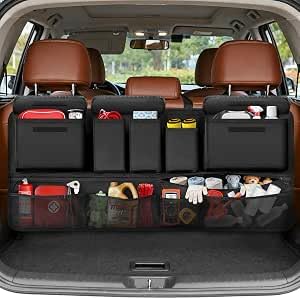Rhino Valley Car Trunk Organizer Backseat Hanging Storage