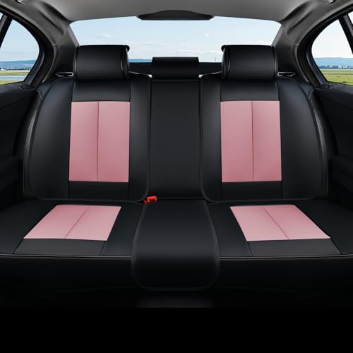 Coverado Nappa Leather Front Seat Covers 2-Pack Waterproof
