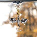 Bling Dragon Car Rear View Mirror Charm