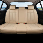 Coverado Nappa Leather Front Seat Covers 2-Pack Waterproof