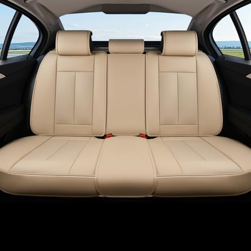 Coverado Nappa Leather Front Seat Covers 2-Pack Waterproof