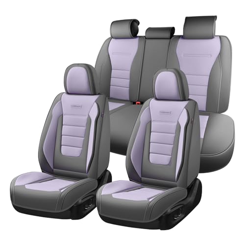 Coverado Nappa Leather Front Seat Covers 2-Pack Waterproof