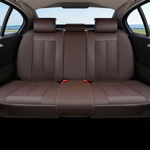 Coverado Nappa Leather Front Seat Covers 2-Pack Waterproof