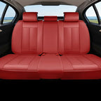 Coverado Nappa Leather Front Seat Covers 2-Pack Waterproof