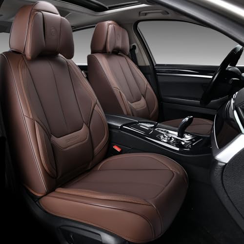 Coverado NAPPA Leather Car Seat Covers Universal Fit