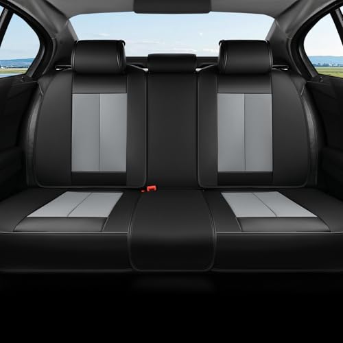 Coverado Nappa Leather Front Seat Covers 2-Pack Waterproof