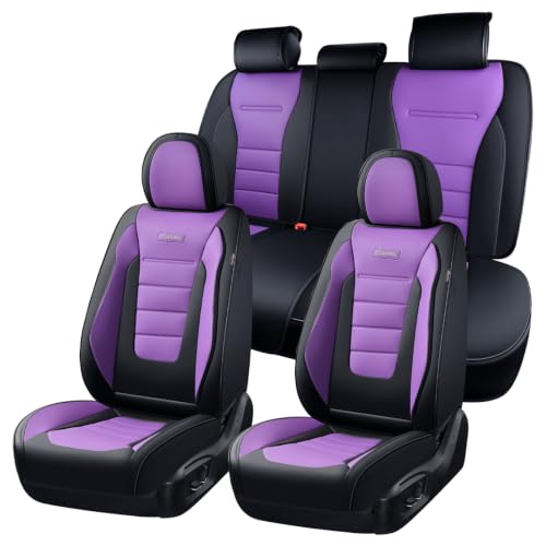 Coverado Nappa Leather Front Seat Covers 2-Pack Waterproof