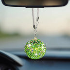 Bling Cherry Car Rear View Mirror Hanging Ornament