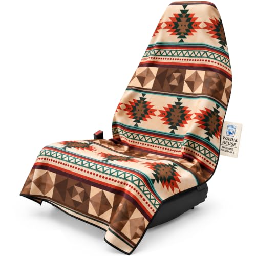 TESFEEL Chenille Car Seat Cover Towel 2-Pack