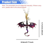 Bling Dragon Car Rear View Mirror Charm