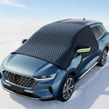 Car Windshield Cover for Ice and Snow - Universal Windshield Snow Cover with Side Window and Rearview Mirror Protector, Durable Magnetic Winter Frost Hail Guard, Suitable for Most Cars,SUV,Truck - 1 PCS