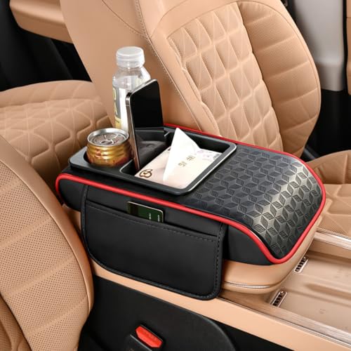 Car Center Console Armrest Cushion 5-in-1
