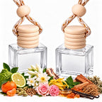 2Pack Car Air Freshener, Vanilla Essential Oil Diffuser, Hanging Car Odor Eliminator Long-Lasting Fragrance - Miss Dashing