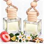 2Pack Car Air Freshener, Vanilla Essential Oil Diffuser, Hanging Car Odor Eliminator Long-Lasting Fragrance - Garden Grace