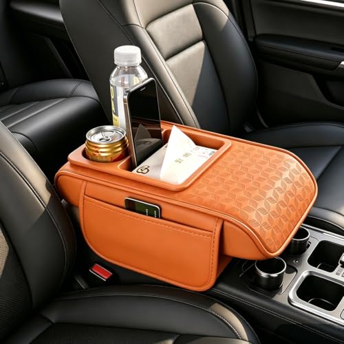 Car Center Console Armrest Cushion 5-in-1