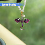 Bling Dragon Car Rear View Mirror Charm