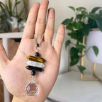 Crystal Rear View Mirror Hanging Car Charm
