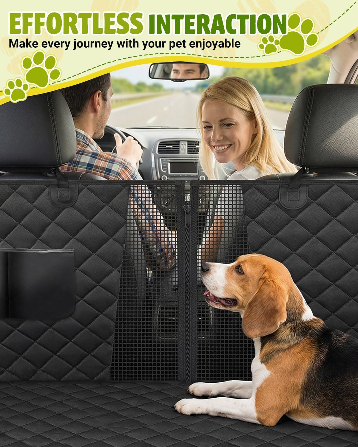 Victoper Dog Car Seat Cover 600D Waterproof Hammock