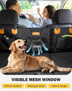 Pawccoli Back Seat Extender for Dogs Waterproof 600D Oxford