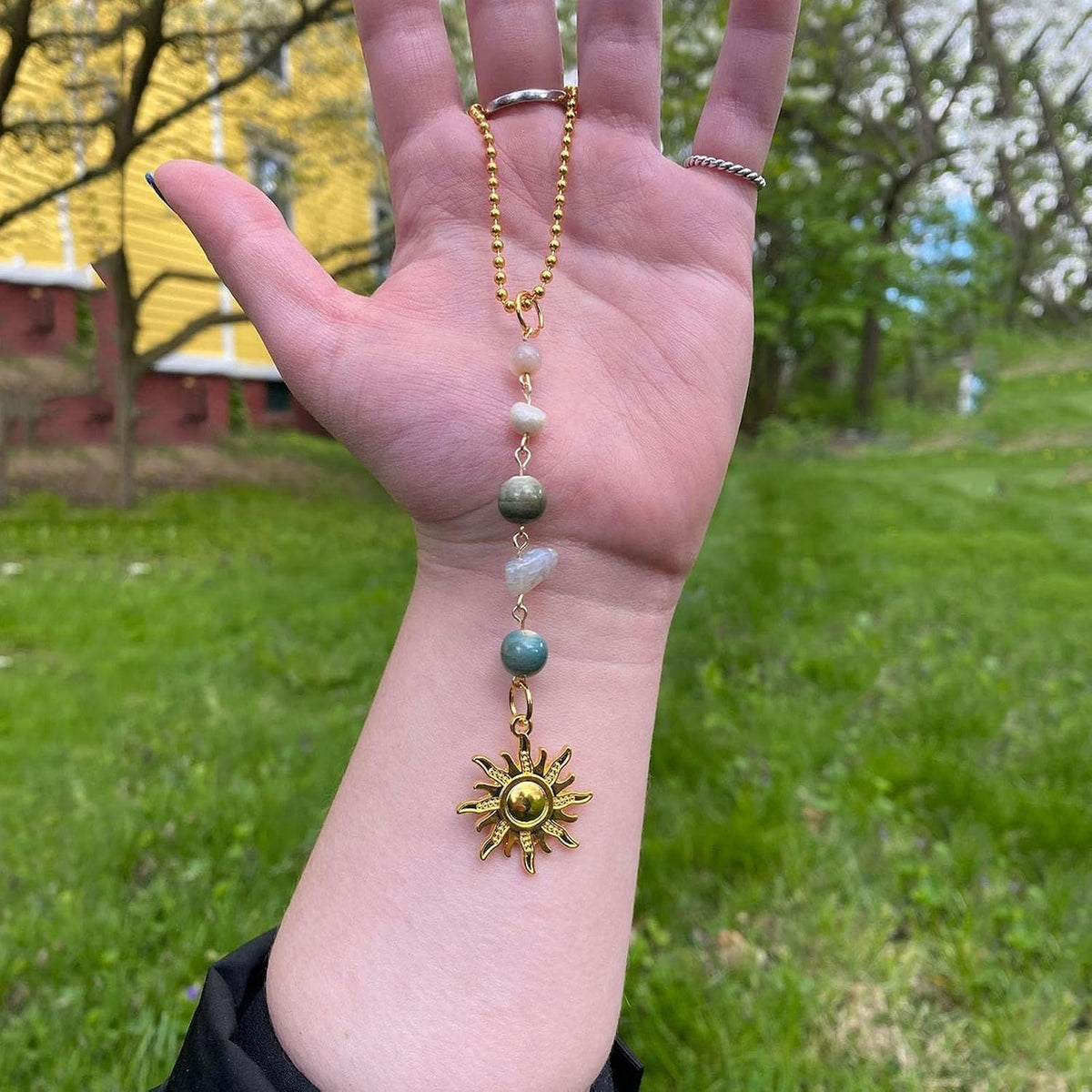 Sun Hanging Car Charm