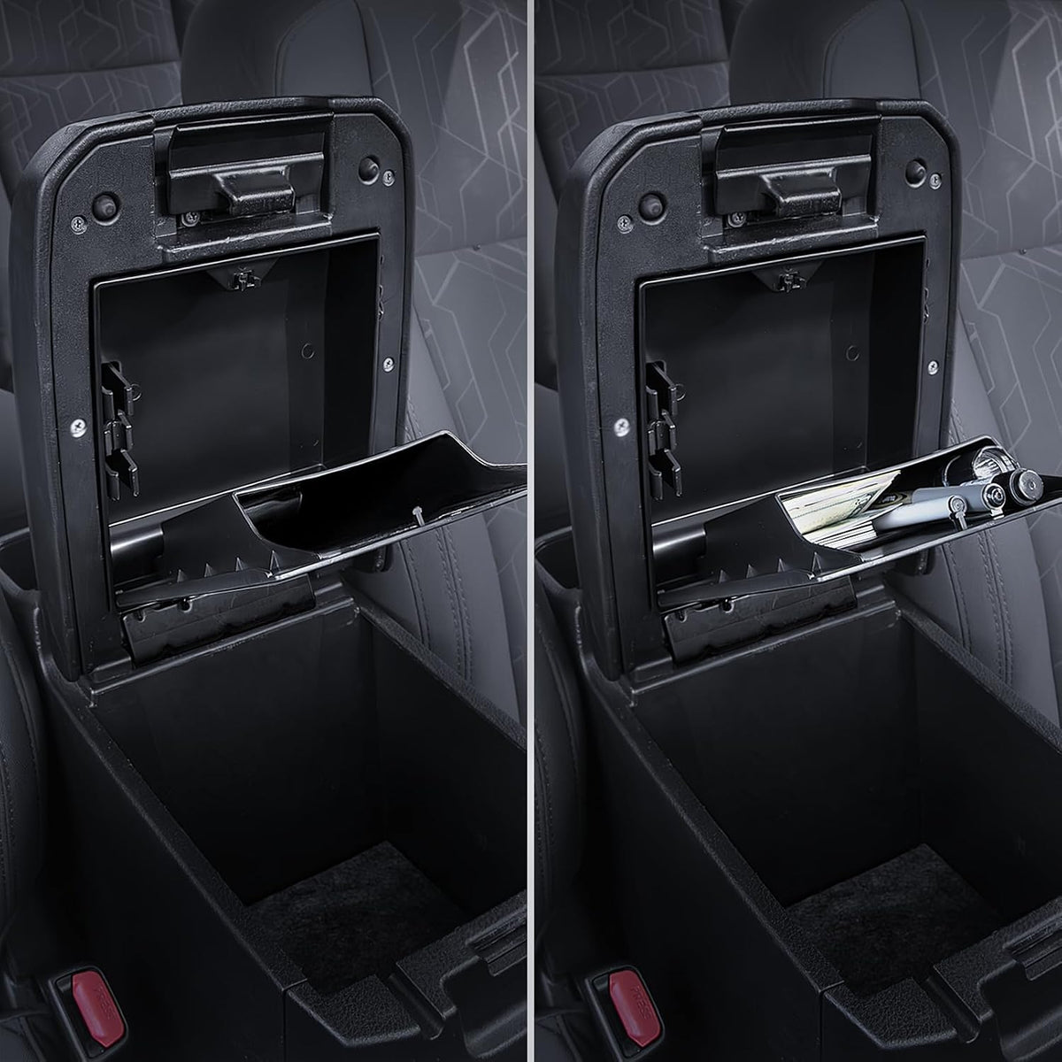 Carlimeki Center Console Organizer for Toyota Tacoma 2016-2023