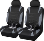CAR PASS Waterproof Car Seat Covers Front Seats with Headrest Cover