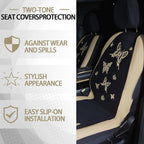 BBTO 43 Pcs Butterfly Car Seat Cover Set Women SUV