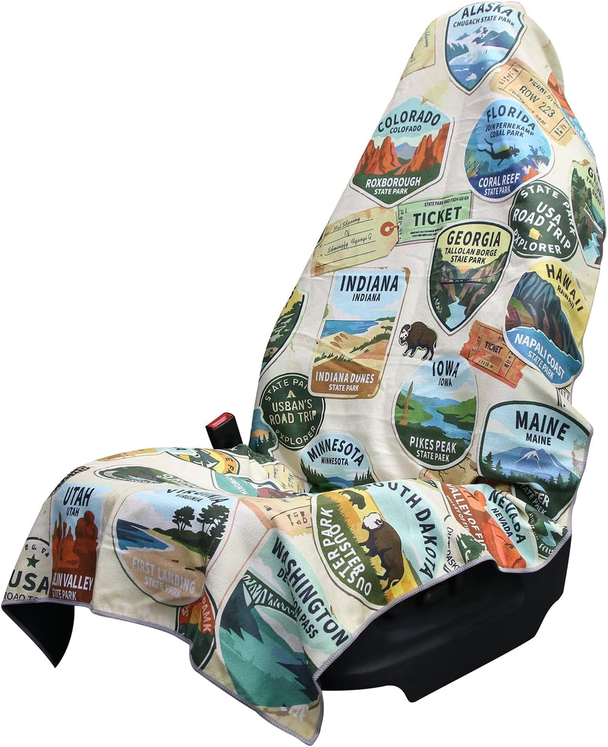 Seatendro Microfiber Car Seat Cover Towel
