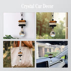 Crystal Rear View Mirror Hanging Car Charm