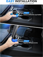 Cup Holder Tablet Mount for Truck, Car Tablet Holder, iPad Stand