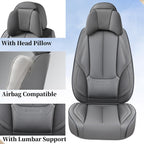 Coverado NAPPA Leather Car Seat Covers Universal Fit