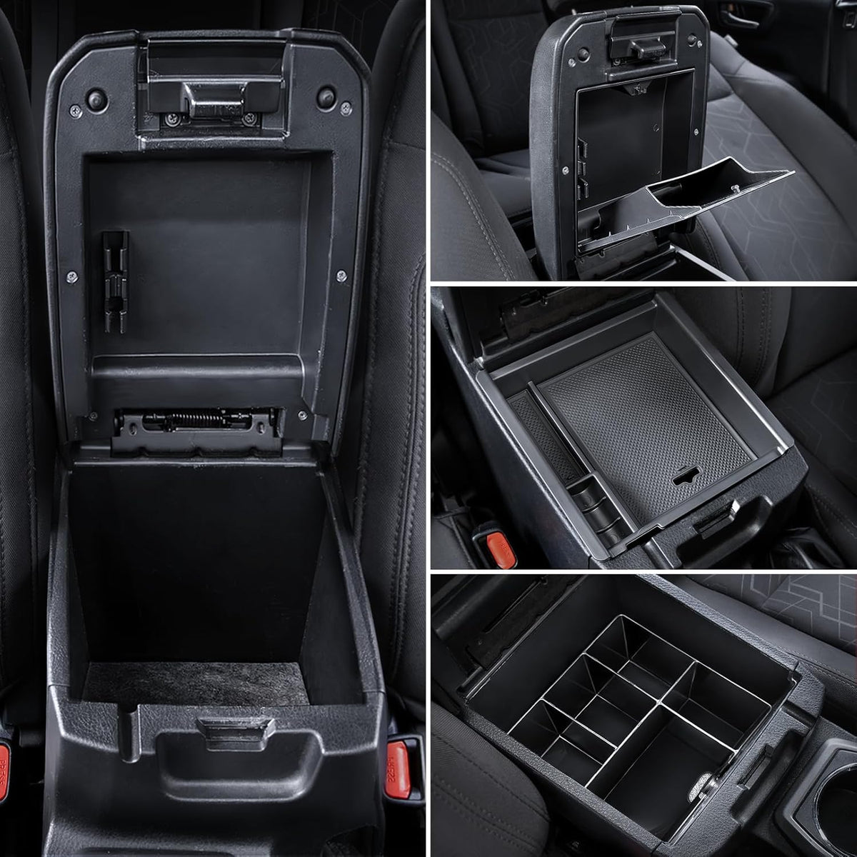 Carlimeki Center Console Organizer for Toyota Tacoma 2016-2023