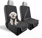 2-Pack Dog Front Seat Covers Waterproof Protectors