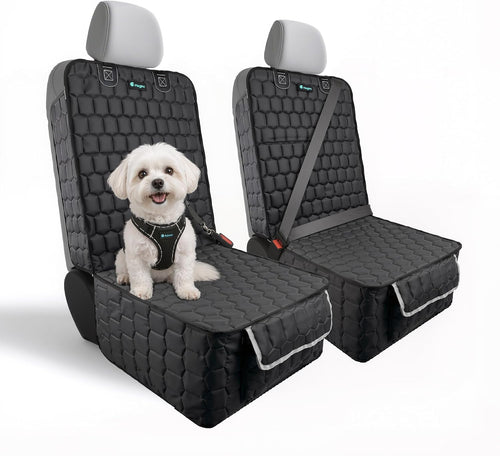 2-Pack Dog Front Seat Covers Waterproof Protectors