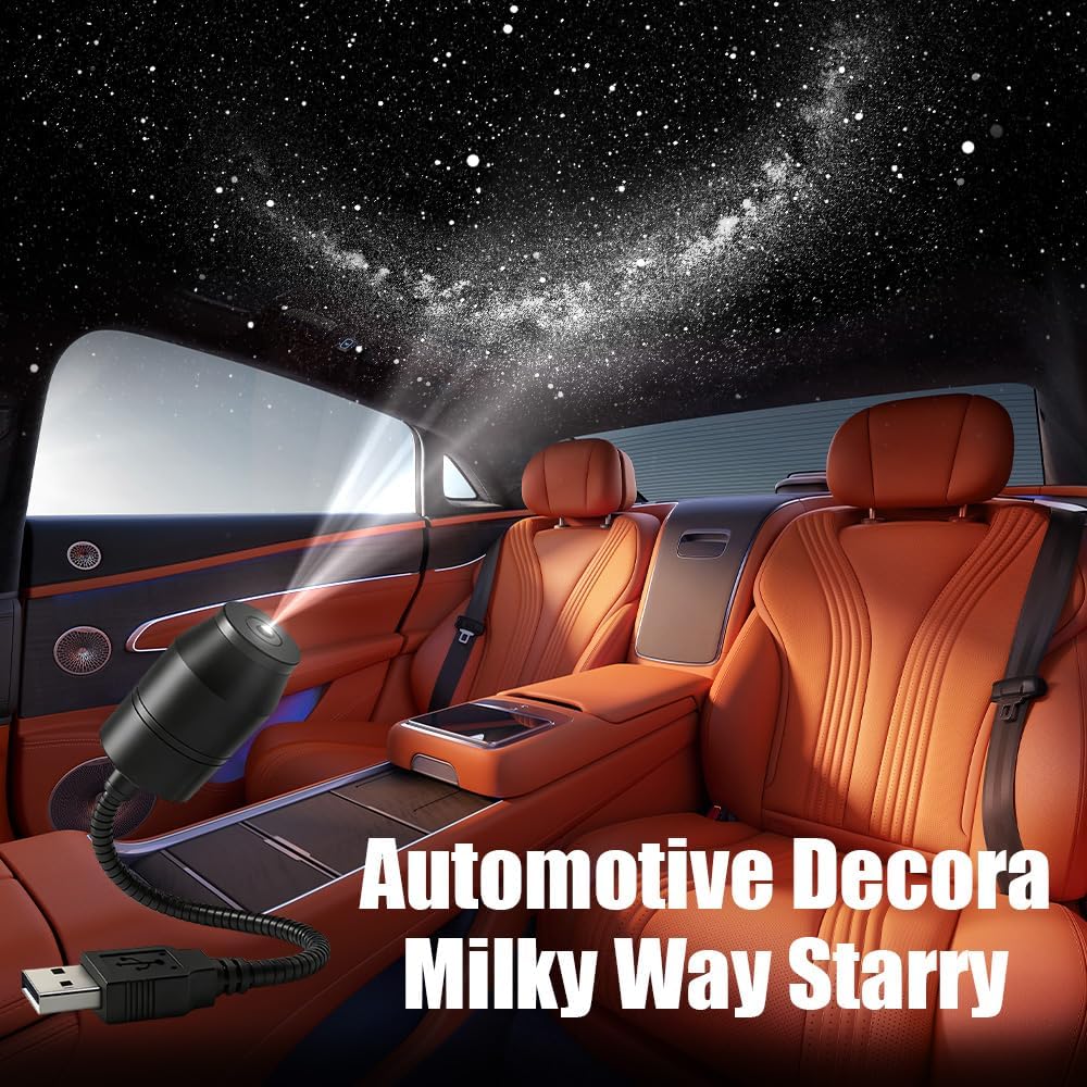 Ultra-HD Car Projection Galaxy Night Light Projector USB 360° Gooseneck