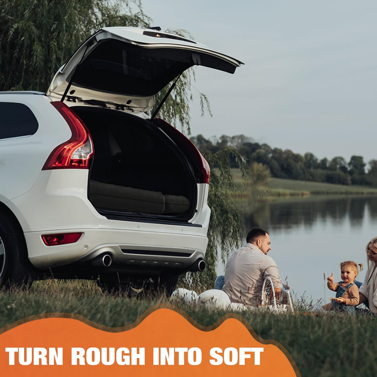 Inflatable Car Air Mattress Bed for SUV Sedan with Pump