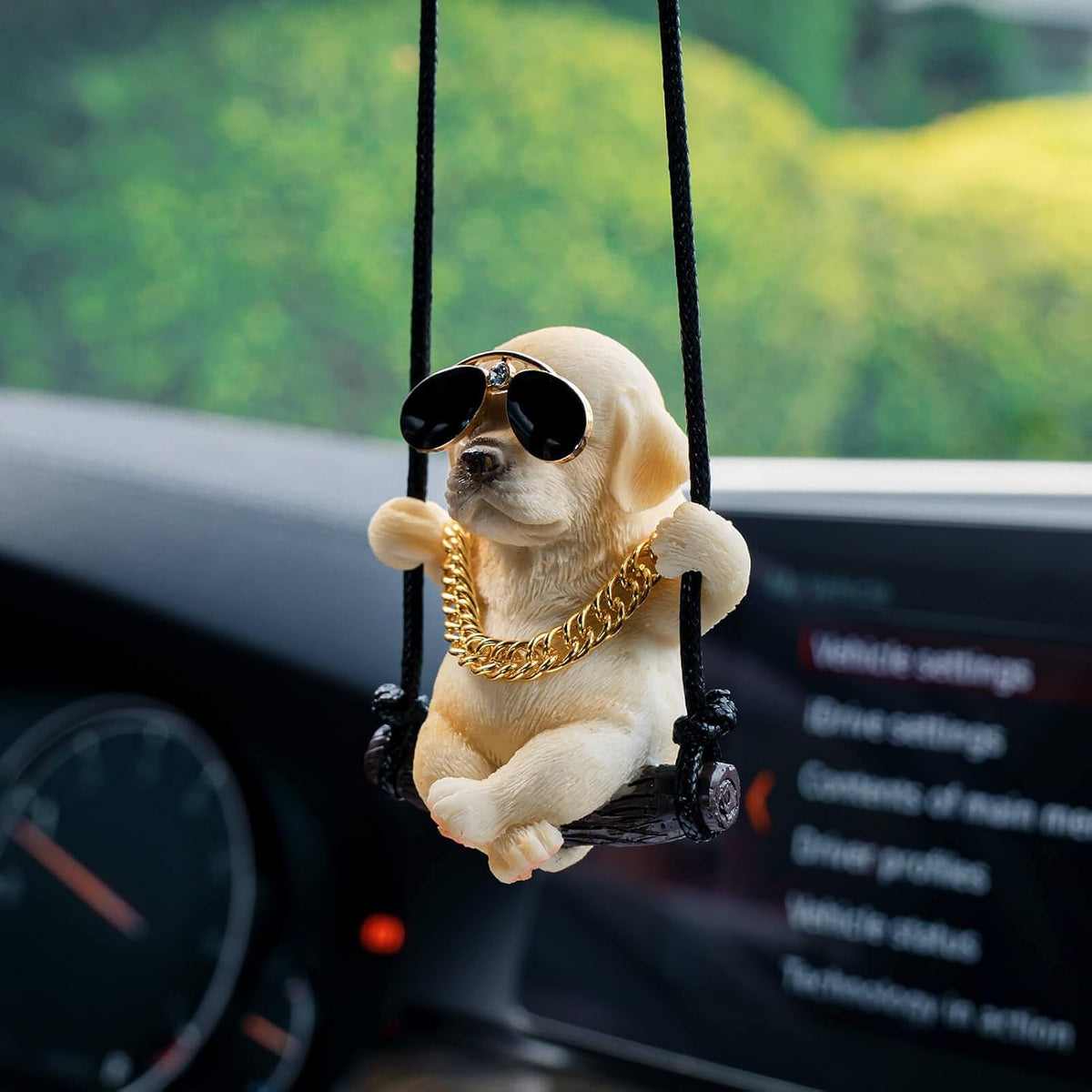 Labrador Retriever Car Rear View Mirror Hanging Ornament