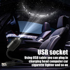 Ultra-HD Car Projection Galaxy Night Light Projector USB 360° Gooseneck