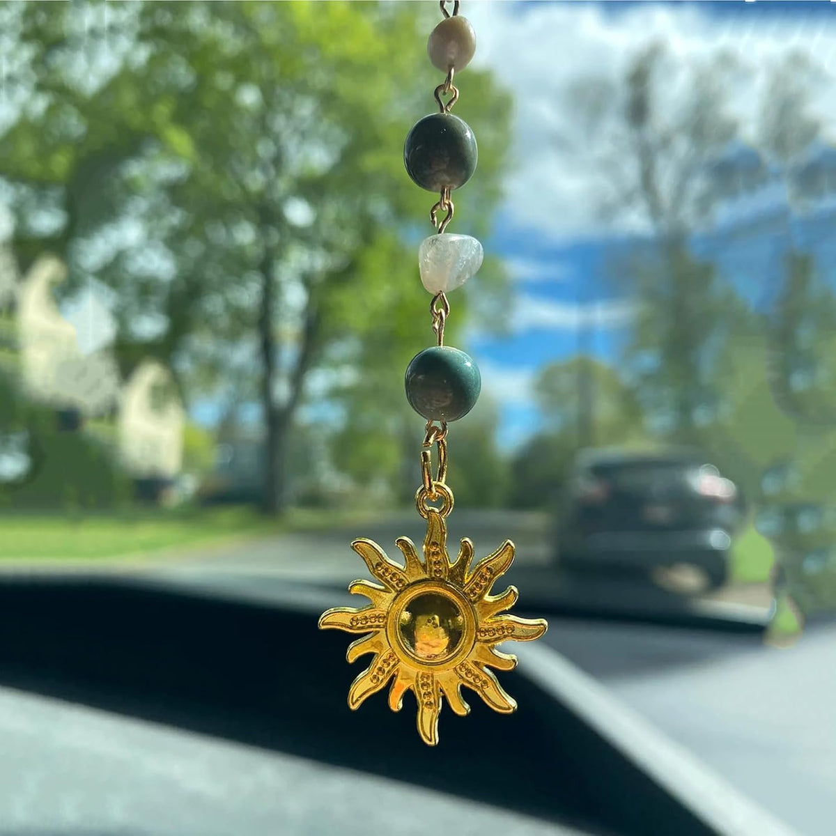 Sun Hanging Car Charm