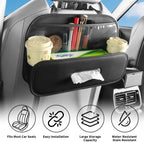 AntDiseno Car Back Seat Organizer with Cup Holder