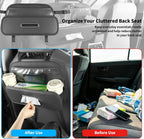 AntDiseno Car Back Seat Organizer with Cup Holder